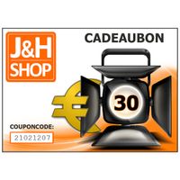 J&Hshop Cadeaubon 30 euro