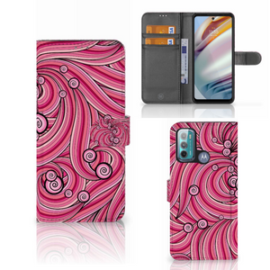 Motorola Moto G60 Hoesje Swirl Pink