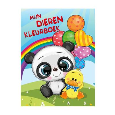 Mondikaarten Mijn dieren kleurboek, 96pag.
