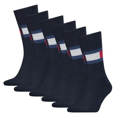 Tommy Hilfiger Sokken 6-pack Flag Dark Navy-35/38