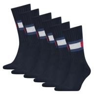 Tommy Hilfiger Sokken 6-pack Flag Dark Navy-35/38