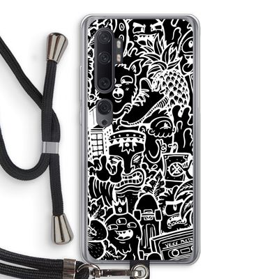 Vexx Black Mixtape: Xiaomi Mi Note 10 Transparant Hoesje met koord