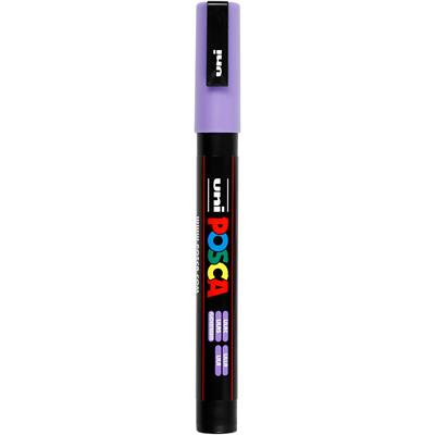 Uni-Posca Posca marker, afm pc-3m, lijndikte 0,9-1,3 mm, fijn, lilac, 1 stuk