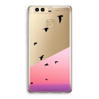 Fly away: Huawei P9 Transparant Hoesje