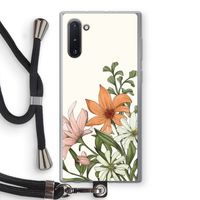 Floral bouquet: Samsung Galaxy Note 10 Transparant Hoesje met koord