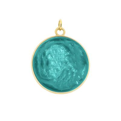 Qoss Kettinghanger Sylvia 35 mm Turquoise | Goud