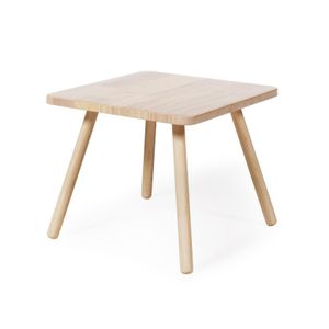 Kave Home Tafeltje 'Dilcia' 55 x 55cm, kleur Naturel