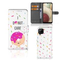Samsung Galaxy A12 | Book Cover | Donut Roze