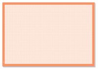Sigel SI-HO270 Onderleggers Millimeter Wit/oranje, 30 Vel, 80 Grams