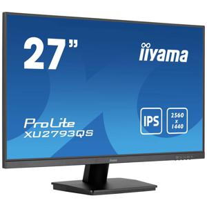 Iiyama ProLite XU2793QS-B6 LED-monitor Energielabel E (A - G) 68.6 cm (27 inch) 2560 x 1440 Pixel 16:9 1 ms HDMI, DisplayPort, Hoofdtelefoon (3.5 mm jackplug)