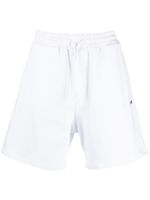 MSGM short en coton à logo imprimé - Blanc