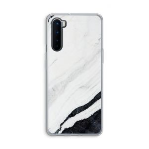 Elegante marmer: OnePlus Nord Transparant Hoesje