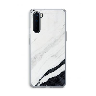 Elegante marmer: OnePlus Nord Transparant Hoesje