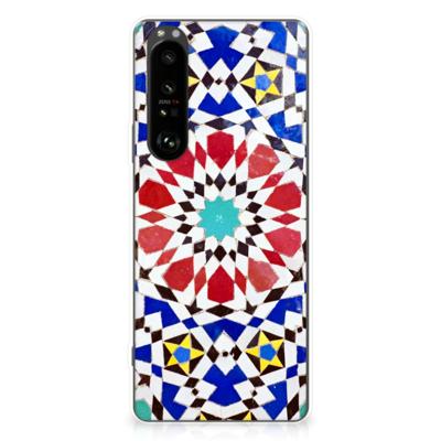 Sony Xperia 1 III | TPU | Siliconen hoesje | Mozaïek