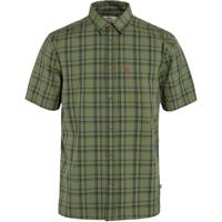 Fjallraven Övik Lite SS Shirt Heren Green-Dark Navy M