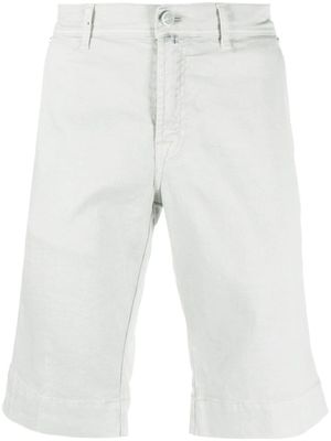 Kiton bermudas chino en coton mélangé - Gris