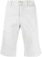 Kiton bermudas chino en coton mélangé - Gris