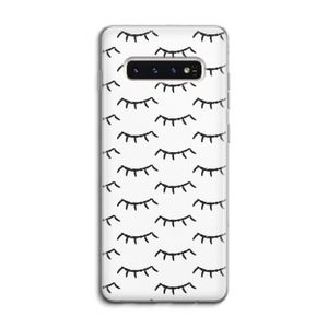 Wimpers: Samsung Galaxy S10 4G Transparant Hoesje
