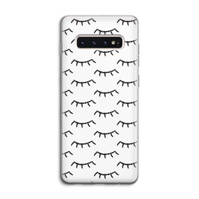 Wimpers: Samsung Galaxy S10 4G Transparant Hoesje