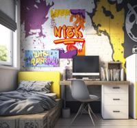 Kleur Graffiti poster puber