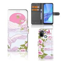 OPPO A53 | OPPO A53s | Telefoonhoesje | Met pasjeshouder | Bird Standing