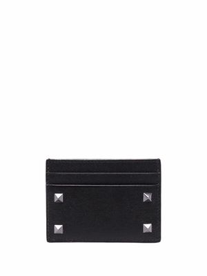 Valentino Garavani porte-cartes à ornements Rockstud - Noir