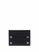 Valentino Garavani porte-cartes à ornements Rockstud - Noir