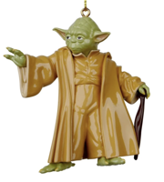 Ornament plastic yoda l8cm - Kurt s adler