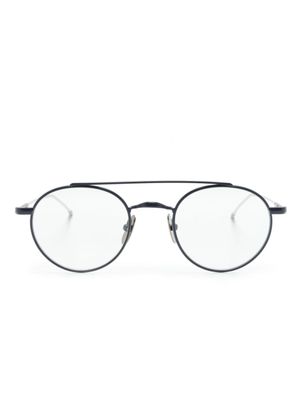 Thom Browne Eyewear lunettes de vue à monture ronde - Argent