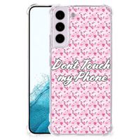 Samsung Galaxy S22 Anti Shock Case Flowers Pink DTMP