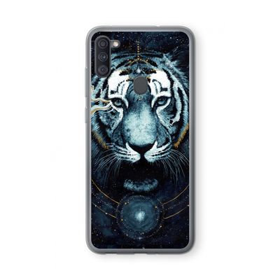 Darkness Tiger: Samsung Galaxy A11 Transparant Hoesje