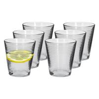 Alessandro Drinkglazen Lisboa - 6x stuks - glas - 230 ml - 8 x 9 cm