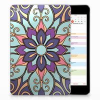 Apple iPad Mini 4 | Mini 5 (2019) Siliconen Hoesje Purple Flower - thumbnail