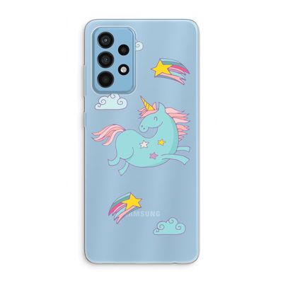 Vliegende eenhoorn: Samsung Galaxy A52 Transparant Hoesje