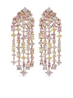 Anabela Chan boucle d'oreille Cascade en or rose vermeil 18ct