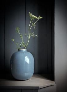 Pip Studio Vaas Metaal Blauw 32cm