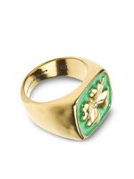 Goossens bague Talisman à design de trèfle - Vert