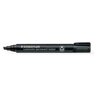 Viltstift staedtler lumocolor 350 schuin 2-5mm zw | 10 stuks