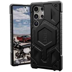 Urban Armor Gear Monarch Pro Backcover Samsung Galaxy S24 Ultra Carbon, Zwart MagSafe compatible