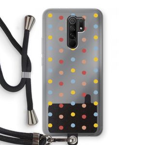 Bollen: Xiaomi Redmi 9 Transparant Hoesje met koord