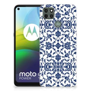 Motorola Moto G9 Power TPU Case Flower Blue