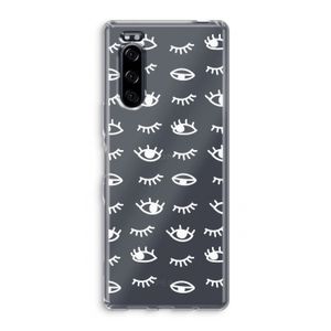 Eye pattern #3: Sony Xperia 5 Transparant Hoesje