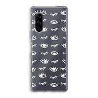 Eye pattern #3: Sony Xperia 5 Transparant Hoesje