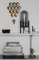 Tafellamp modern rookglas &apos;Smokey&apos; By Rydens e27 fitting modern 300mm