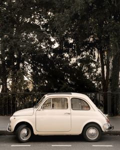 Classic Fiat 500 Kunstdruk