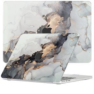 Lunso MacBook Air 13 inch (2022-2025) cover hoes - case - Marble Magnus