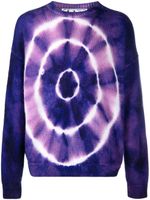 Off-White pull à motif tie-dye - Violet
