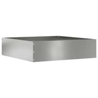 VidaXL Tuinrand zilver 50 x 50 x 13 cm gegalvaniseerd staal