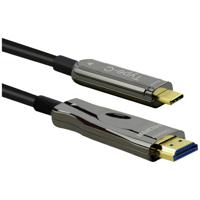 ROLINE 14.01.3474 video kabel adapter 30 m HDMI Type A (Standaard) USB Type-C Zwart - thumbnail