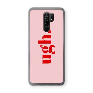 Ugh: Xiaomi Redmi 9 Transparant Hoesje